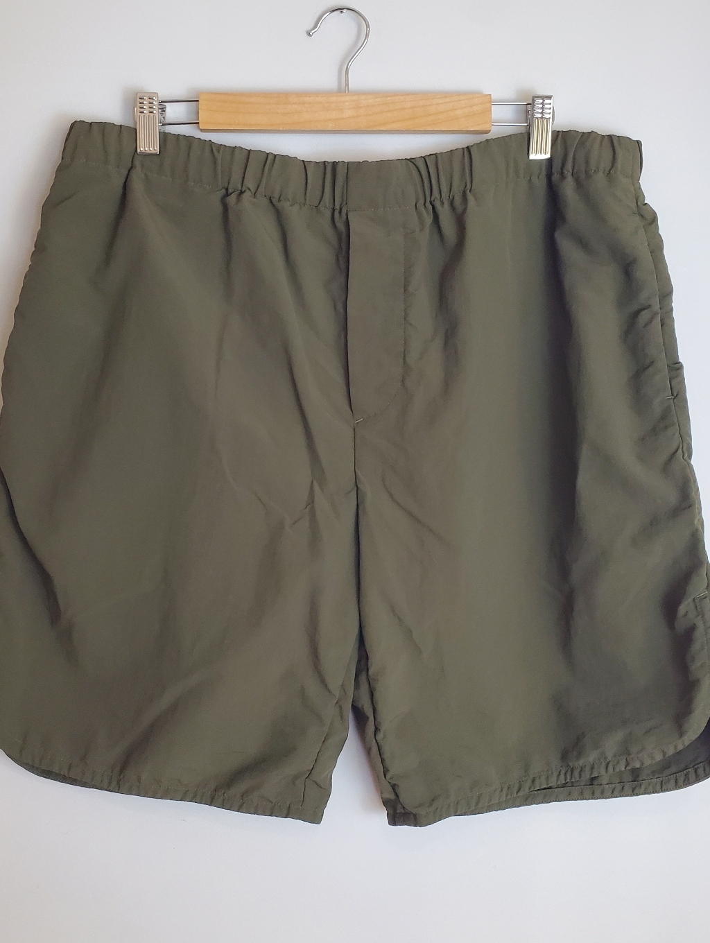Meta Campania Collective Men's Olive Green Elastic Waist Casual Shorts Size Xl